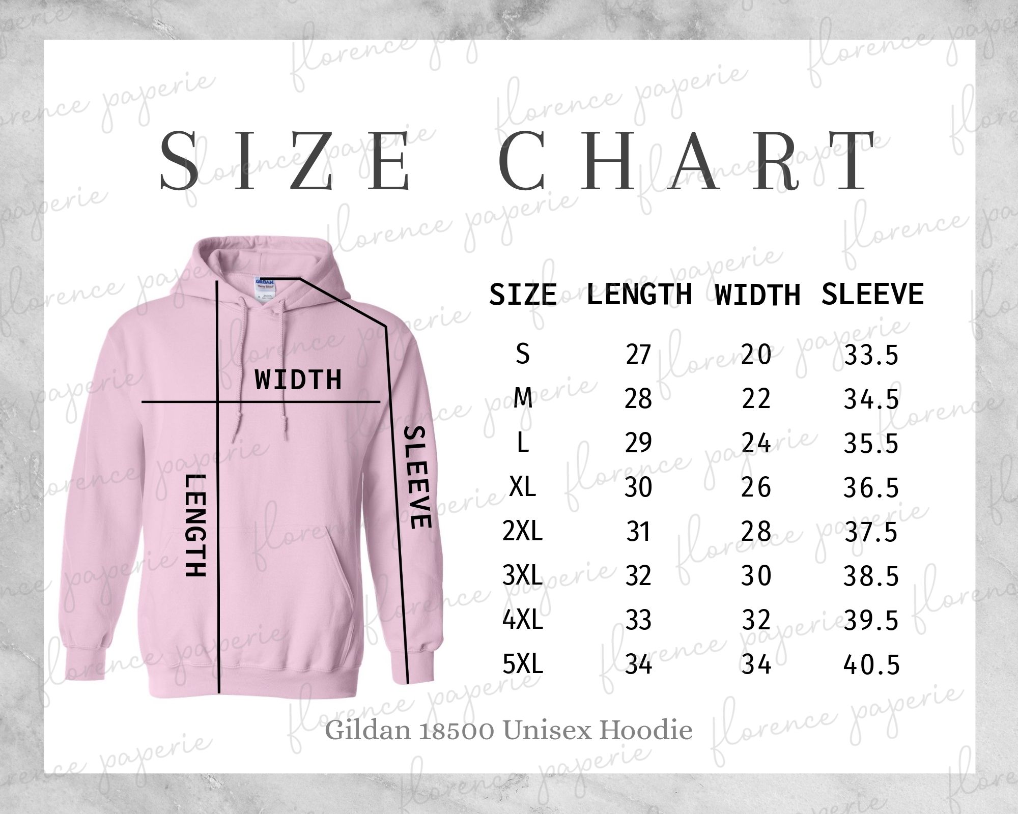 Converse hoodie 2025 size chart