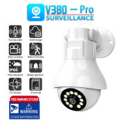 V380 Pro 3MP CCTV Camera with Rotatable 360° Tracking