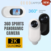 360 Sports Panoramic Camera - HD Chest Mount for Motorcycle