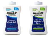 Zeasorb AF - Antifungal Treatment Jock Itch OR Athlete's Foot - Powder Super Absorbent - Scaling & Burning Relief - Anti Fungal / Fungi / Fungus - 2.5 Oz