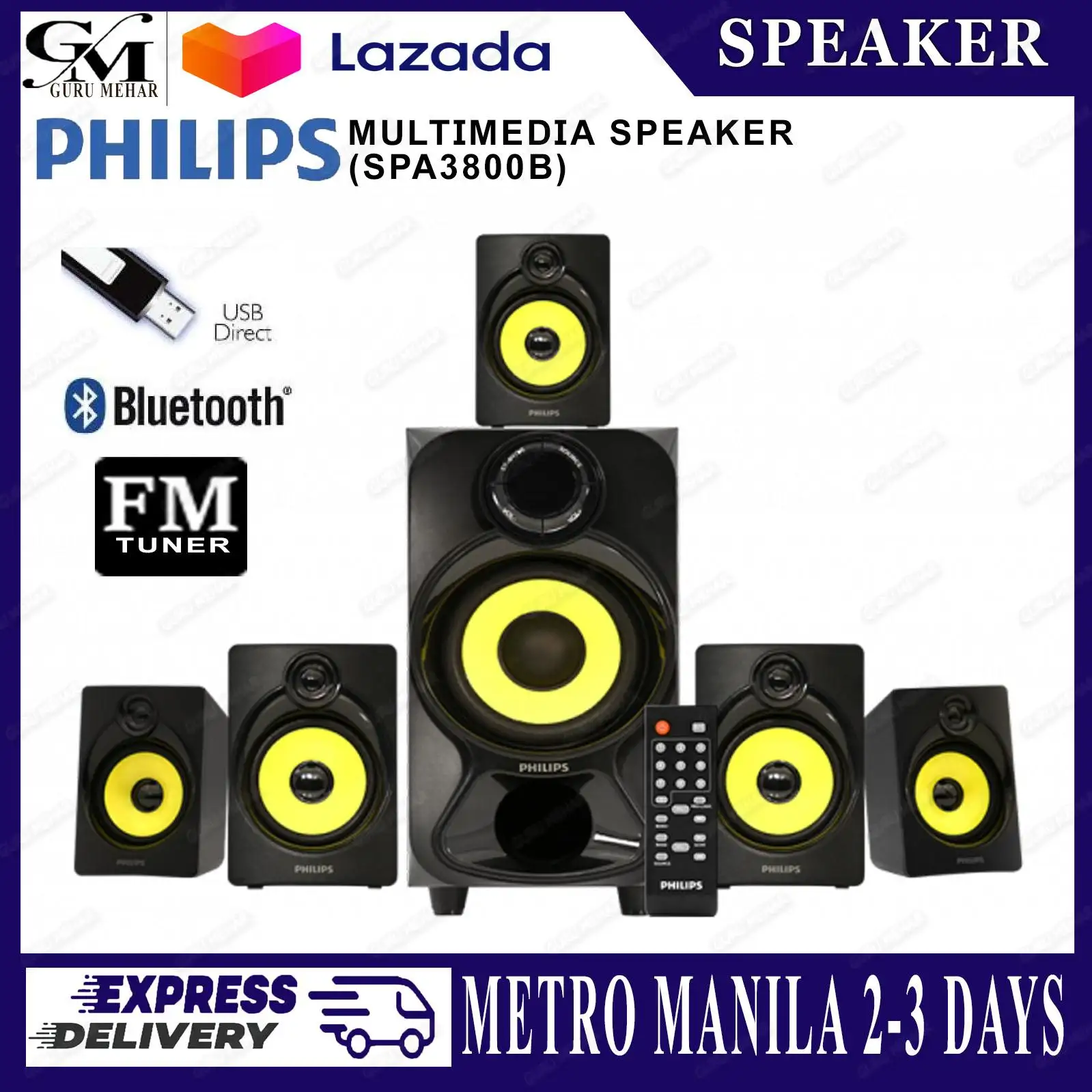 philips 5.1 speakers with bluetooth