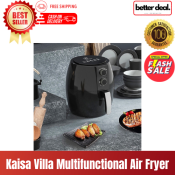 Kaisa Villa Air Fryer 4.5 / 5.5L electric fryer oil free non stick pan timer fryer tools fries fryer