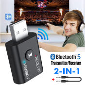 Bluetooth 5.0 Audio Receiver/Transmitter for TV, Computer, Speaker