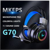 OLVA G7 Gaming Headphones - Noise Cancelling, 7.1 Surround Sound