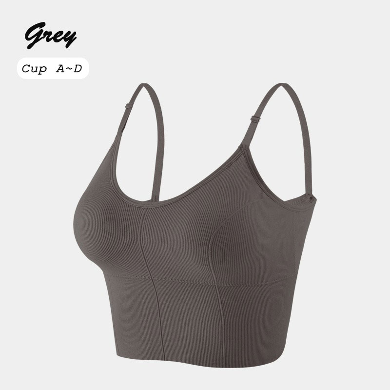 Motovita Sports Bra Seamless Yoga Vest irl Gathering Push Up Brassiere Comfy Breathable Sports Fitness Bra - Image 4