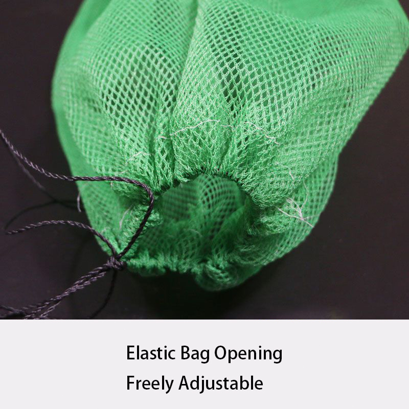 Nylon Fishing Net Bag Fish Bag Fishing Supplies Green Net Bag Dense Net  Fishing Accessories