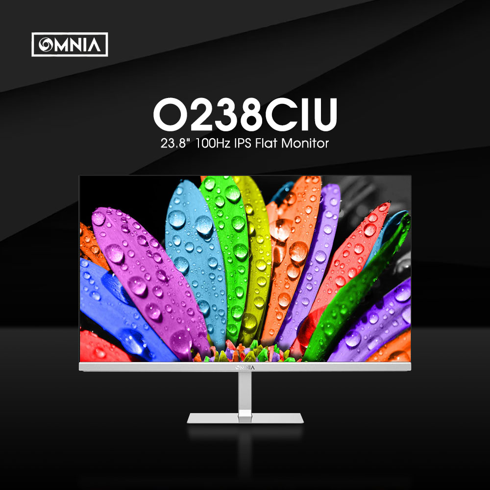 OMNIA O238CIU 23.8 FHD IPS 100Hz 1ms LED Monitor (Silver)