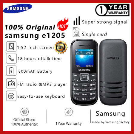 Samsung E1205 Dual Sim Keypad Basic Feature Phone