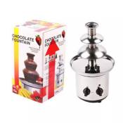 3/4-Layer Chocolate Fountain Silver by JUST4U