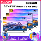 Kampeon Smart TV 43 inch 4K TV flat screen smart tv Smart TV 50 inch android TV 32 inch Google TV Digital televisions