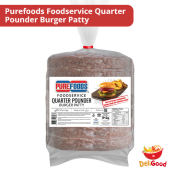 Purefoods Foodservice Quarter Pounder Beef Patty