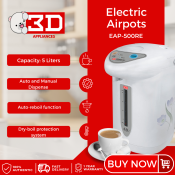 EAP-500RE Electric Airpot / Thermo Pot 5L by Easy Touch