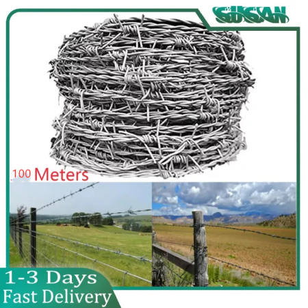 Iron Barbed Wire Roll Fence - Anti-climb Galvanized Fence