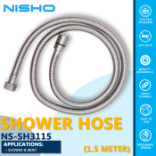 Nisho Shiro Stainless Bidet Shower Hose 1.5m Flexible