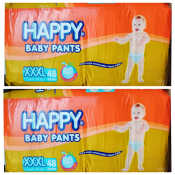 Happy Baby Diaper Pants XXXL 48pcs - Original Guarantee