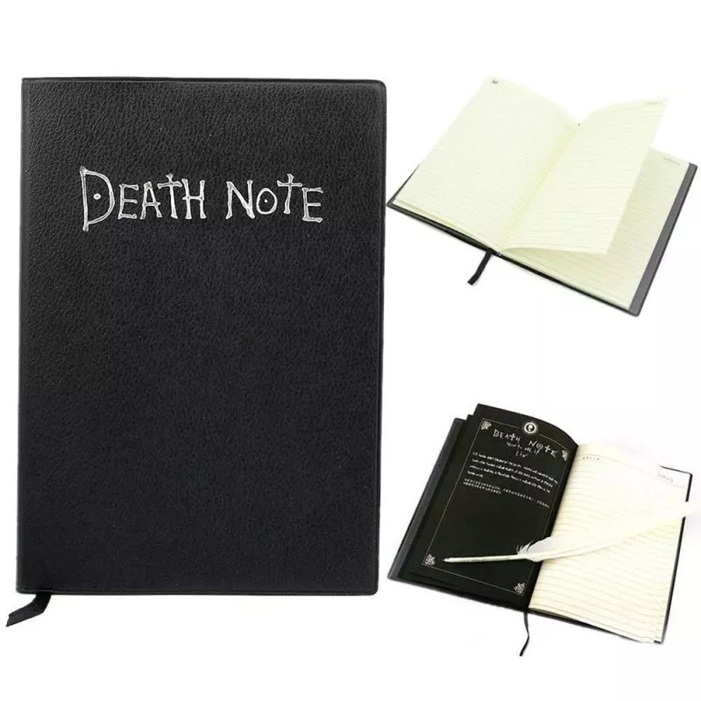 Anime Death Note Notebook Set Leather Journal Collectable Death Note  Notebook School Large Anime Theme Writing Journal - AliExpress