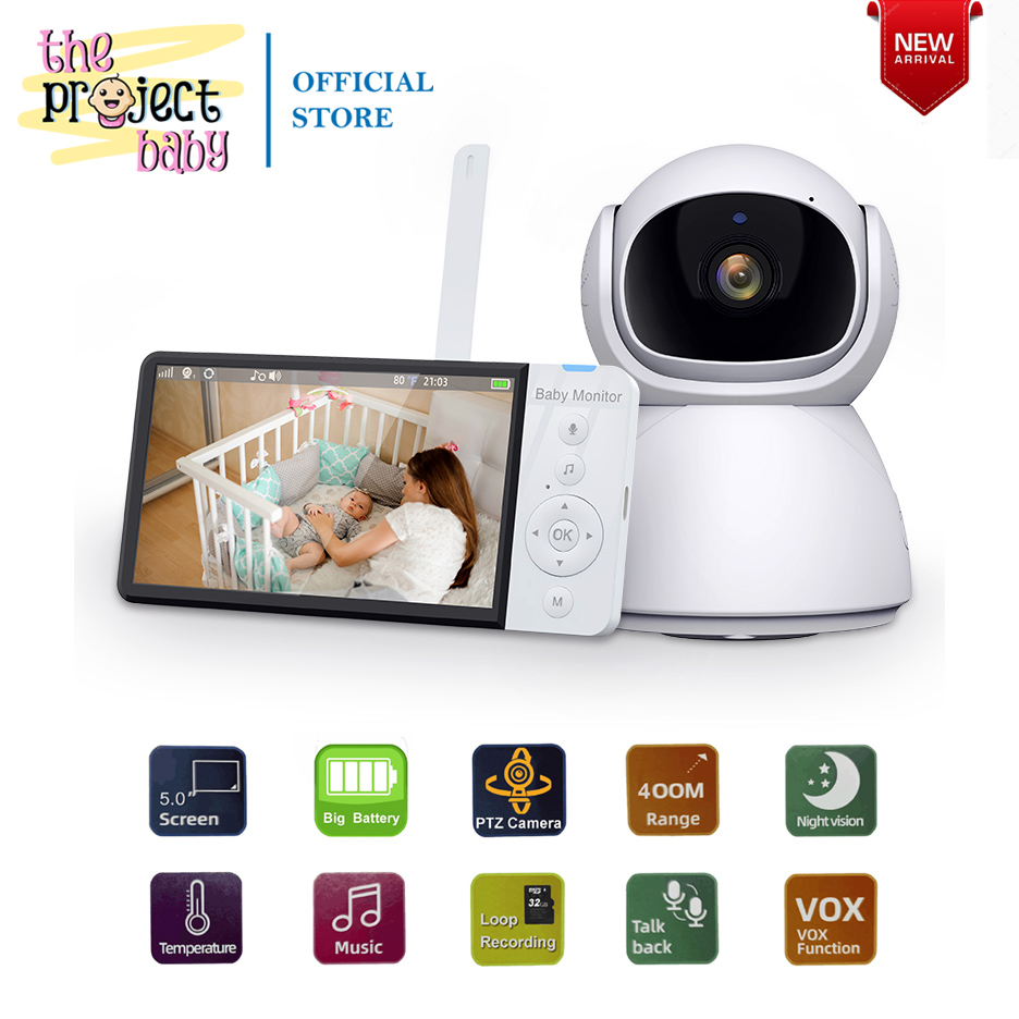 360deg Smart Indoor Baby Monitor with Night Vision - Brandname