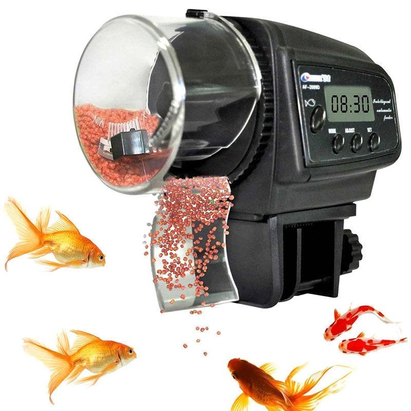 Aquarium 65ml Automatic Fish Feeder For Aquarium Fish Tank Auto