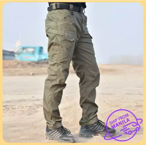 Breathable lightweight Waterproof Quick Dry Casual Pants Men Summer Army  Military Style Trousers Men's Tactical Cargo Pants Male