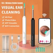 Wireless Smart Visual Ear Cleaner Otoscope Ear Wax Removal Tool with Camera Ear Endoscope Ear Picker