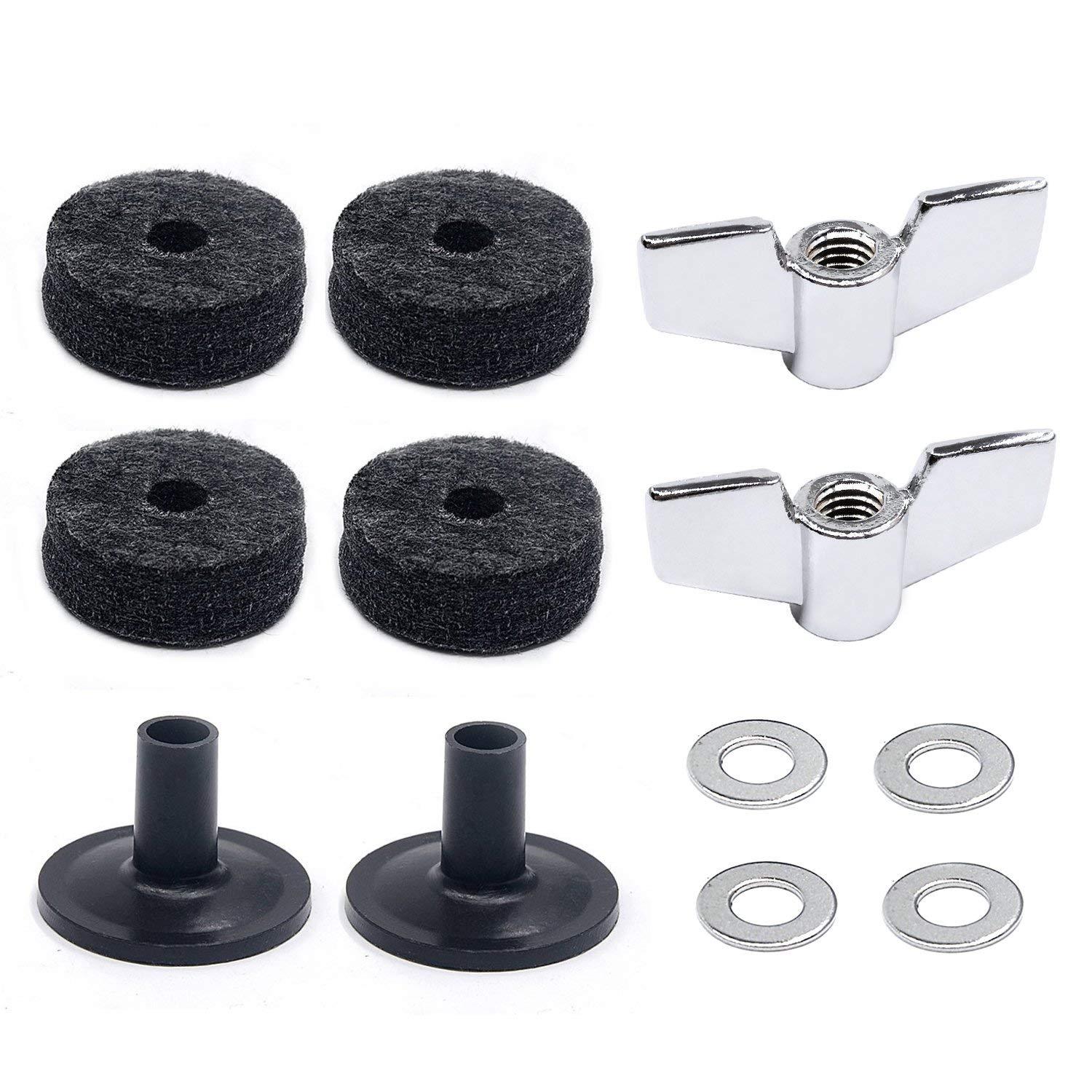 Flameer 10 Pieces Swivel Nuts for Drum Set Kit Parts 