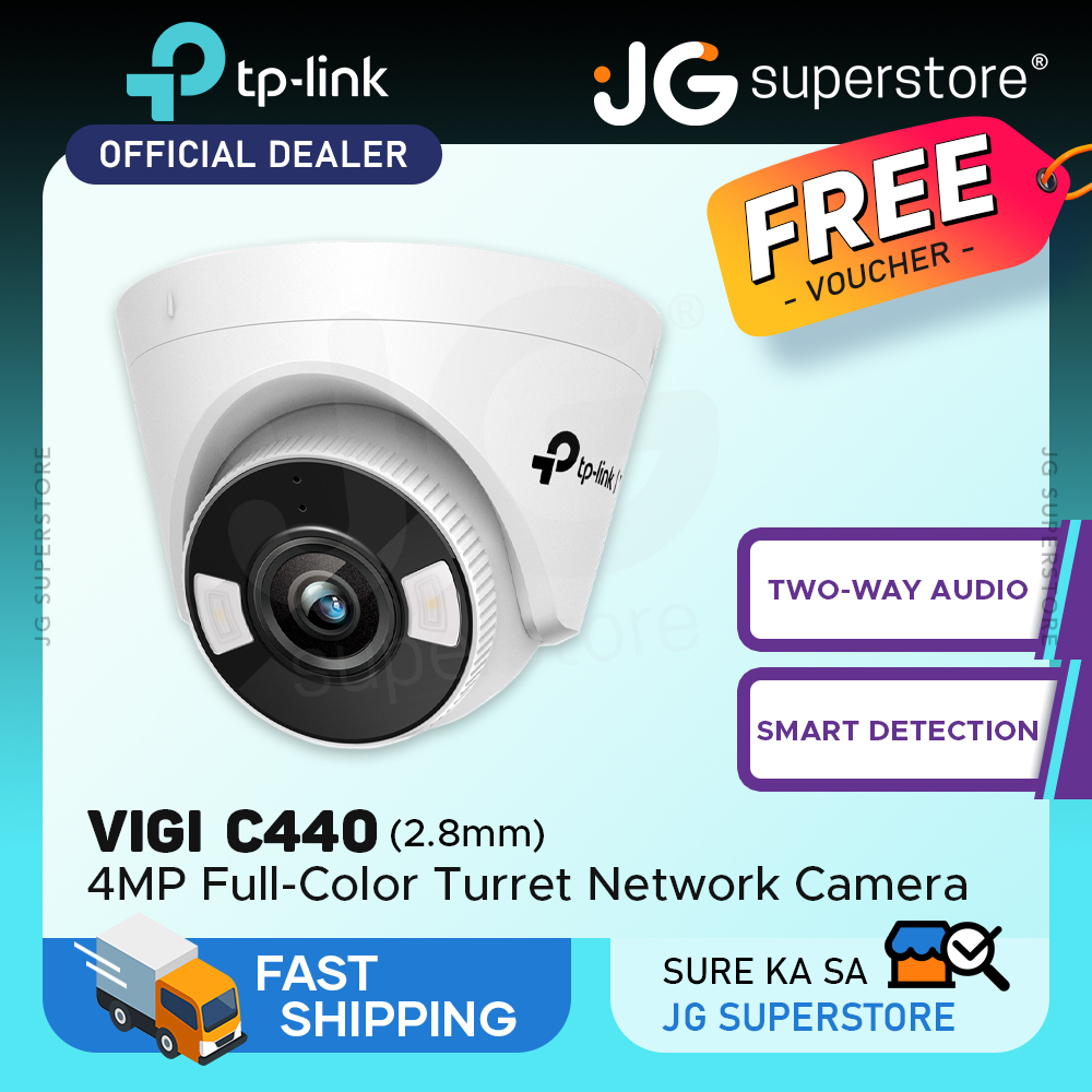 TP-Link VIGI C440I 4MP IR Turret Network CCTV Camera 2K QHD (4mm