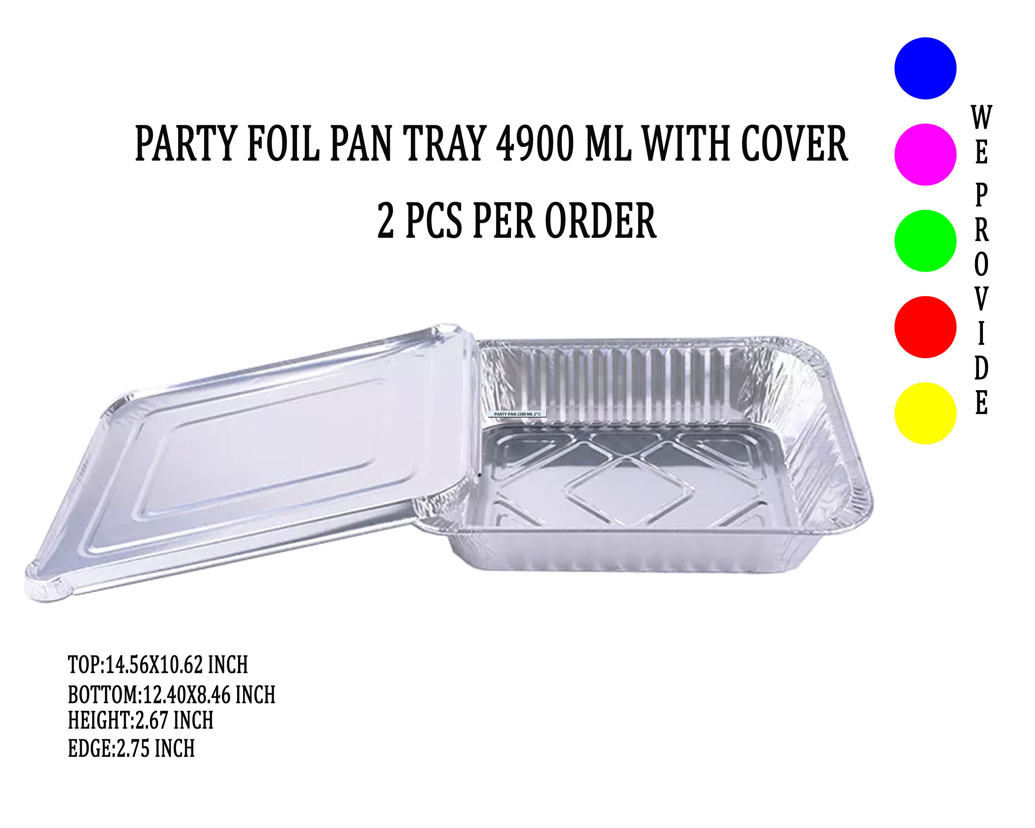 VeZee's Disposable 9X13 Aluminum Foil/Pan Pans Half Size Deep Steam Table  Bakeware - Cookware Perfect for Baking Cakes, Bread, Meatloaf