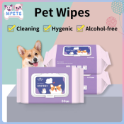 Pet Grooming Wipes for Dogs & Cats (80pcs)