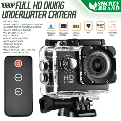 SHCKEY Waterproof Sports DV Extreme Sports Cameras Action Camera Full HD 1080P Diving Underwater 30m (2)