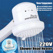 Tankless Electric Shower Heater with Adjustable Temperature - 