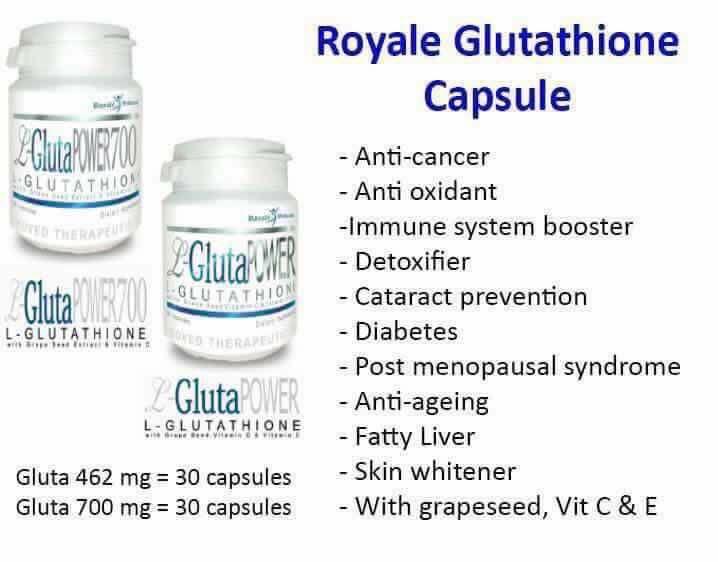 Royale Glutathione Capsules 462Mg - Best Selling Skin Whitening Supplement 