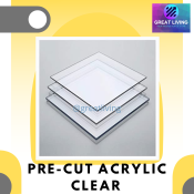 Clear Acrylic Sheet for DIY Crafts, 3MM Thickness