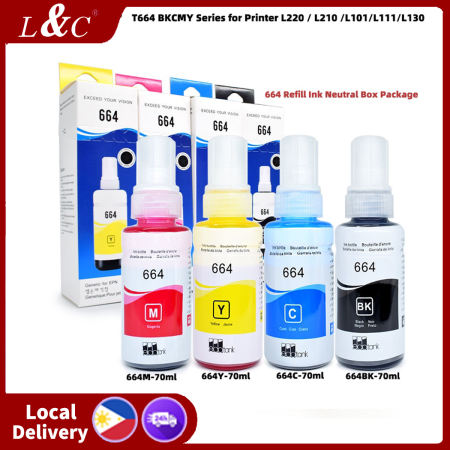 Epson Dye Ink Refill for L120/L360/L1800, 70ml Premium