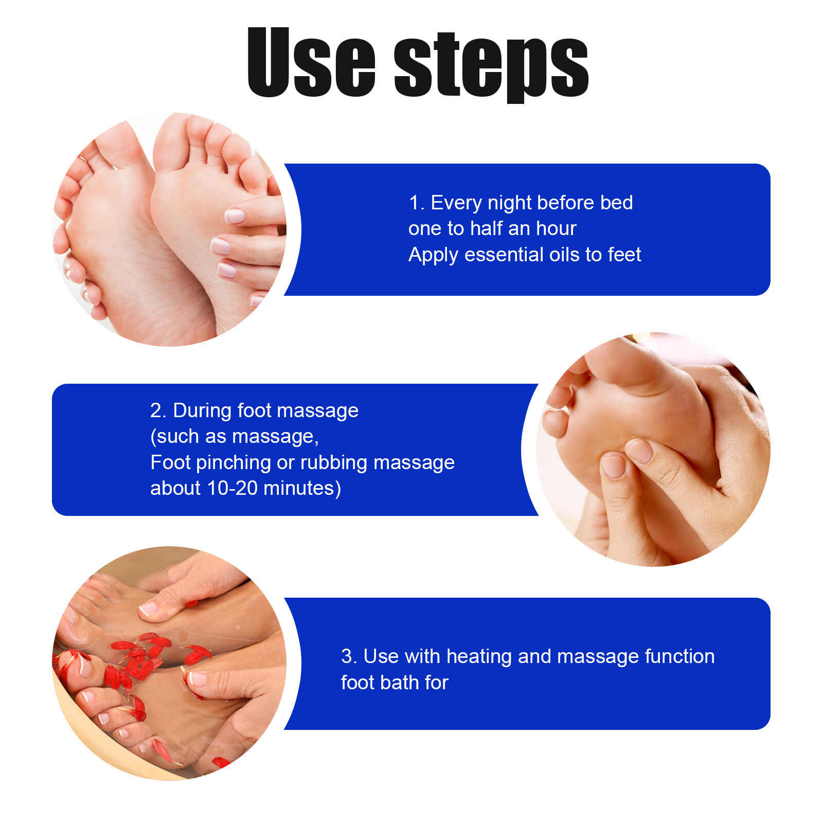 FAIR KING plant extract foot high oil, plantar acupoint stimulation, growth  massage essential oil, increase foot, foot health care skin care, promote  bone growth oil, natural and non-irritating, adult growth plant foot
