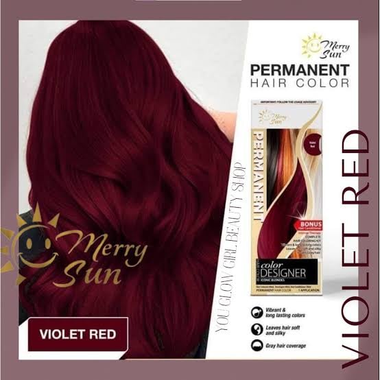 Shop Red Violet Hair Color Permanent Online | Lazada.Com.Ph