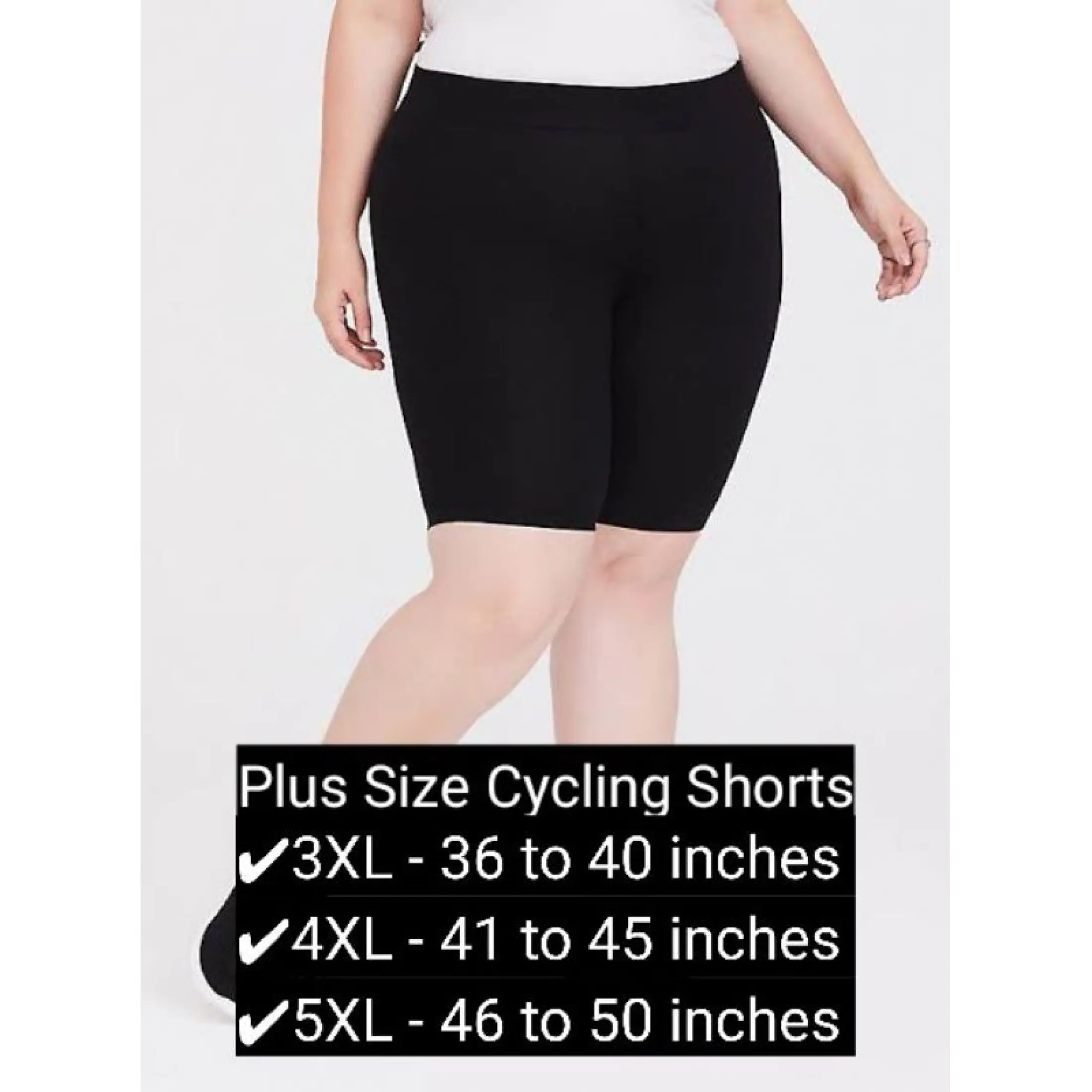 46 inch waist cycling shorts