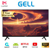 GELL 32" Smart TV with Android, YouTube, Netflix, Screen Mirroring