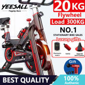 Yeesall Executive Spin Bike with LCD Monitor and 20KG Flywheel