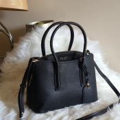 Kate Spade Margaux Leather Crossbody Bag - Black