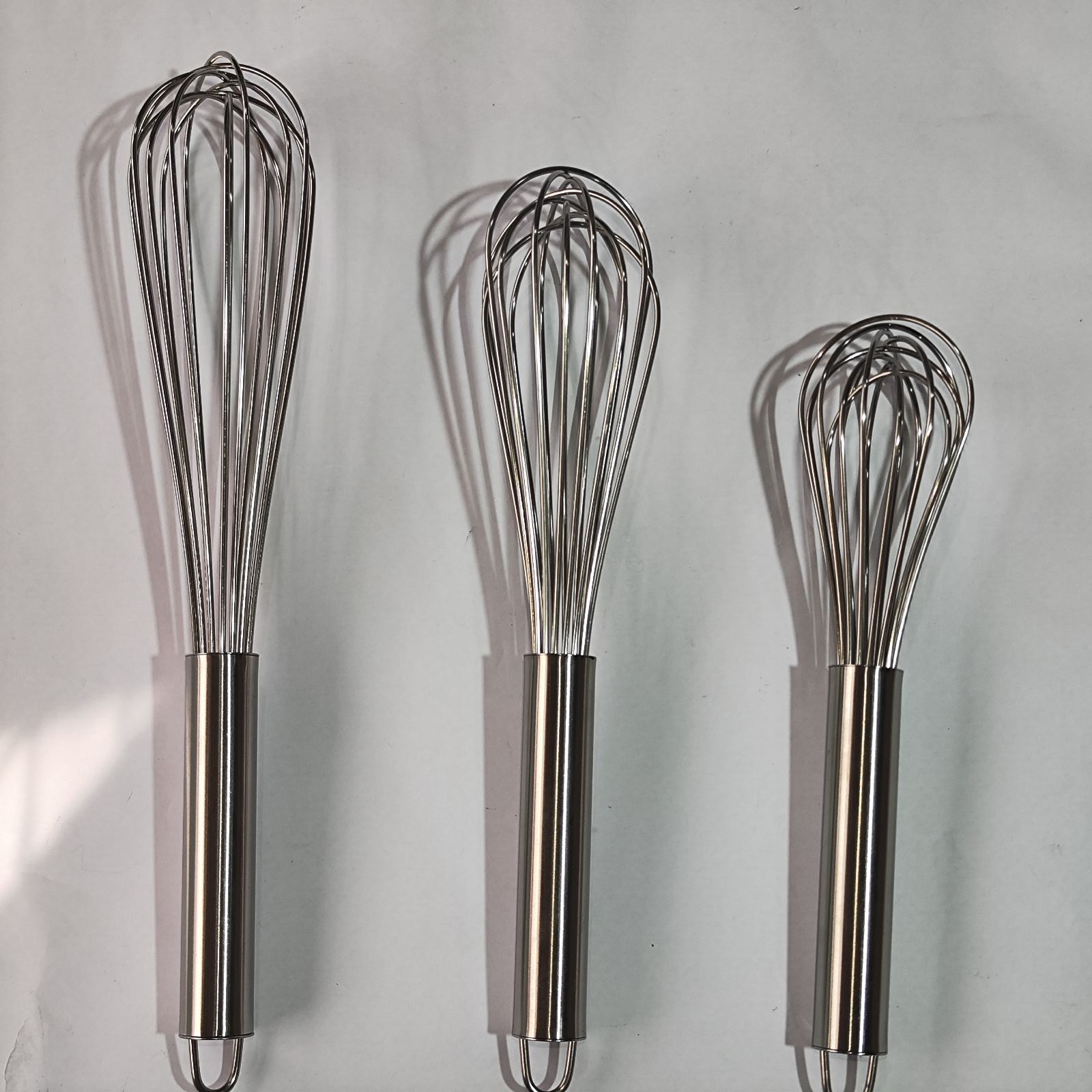 8-Inch 304 Stainless Steel wire whisk Rust resistant and nonstick