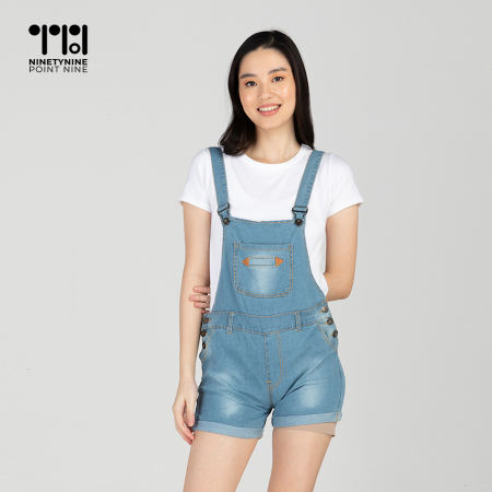 99.9 Denim Jumper Shorts for Women