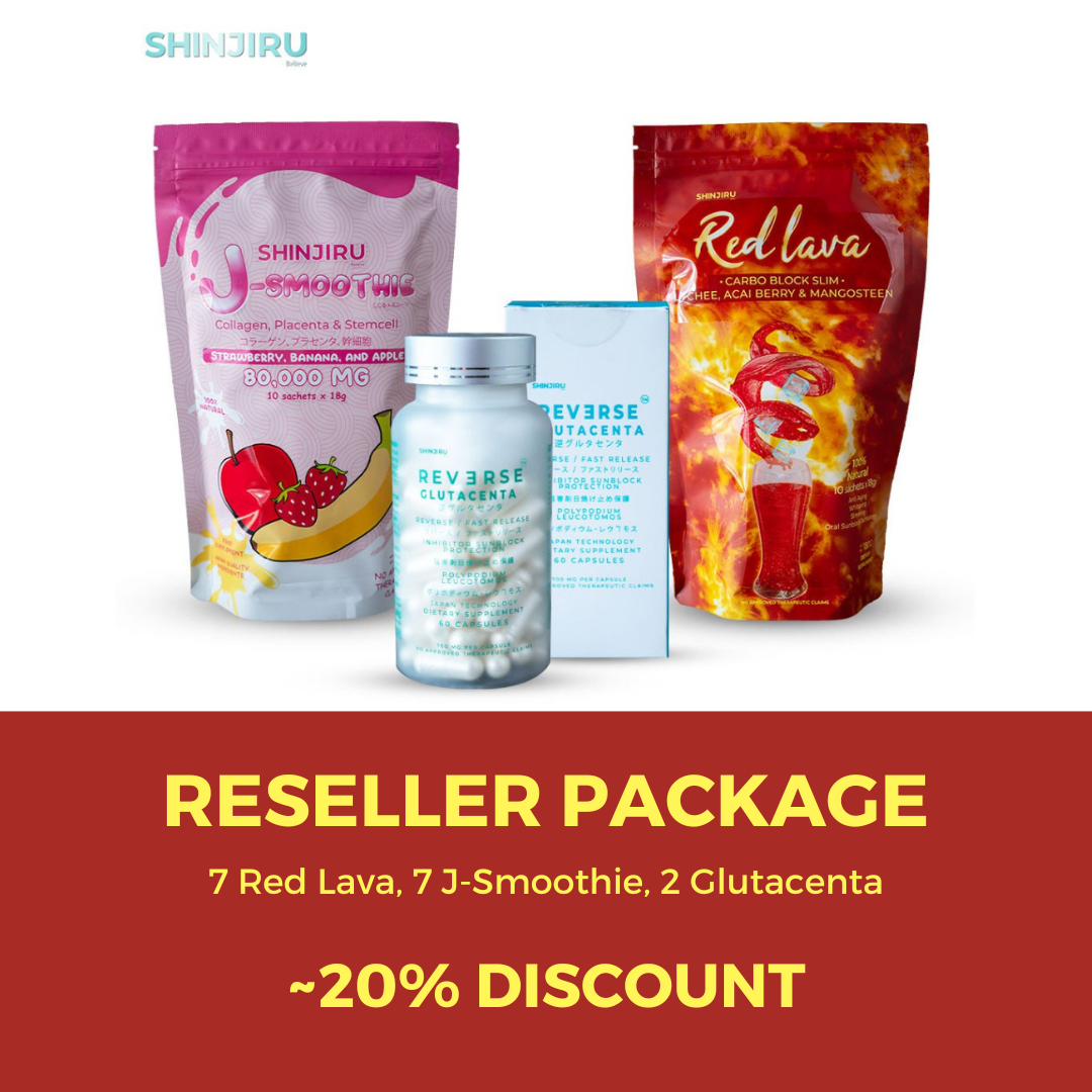 Shinjiru Reseller Package 7 Red Lava, 7 J-Smoothie and 2