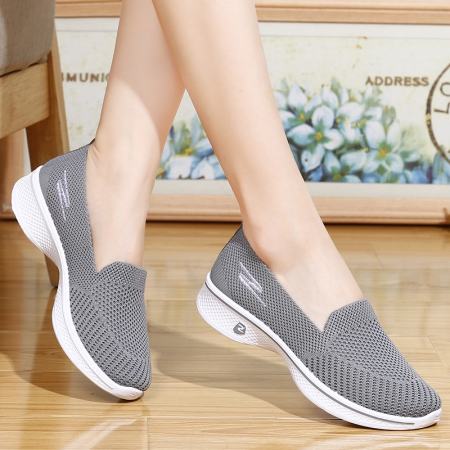 Korean Fashion Slip-On Sneakers for Women, Comfortable Walking Shoes