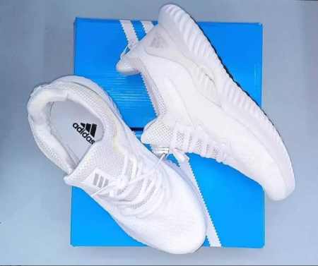 Adidas Alpha Bounce R.C 2.0 Women's Running Shoes, Triple White