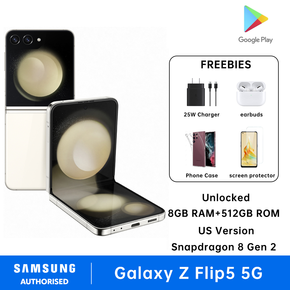 Samsung Galaxy Z Flip 5 5G Smartphone 8GB RAM + 512GB ROM Single Sim 6.7 Inches Snapdragon 8 Gen 2 US Version - Image 2