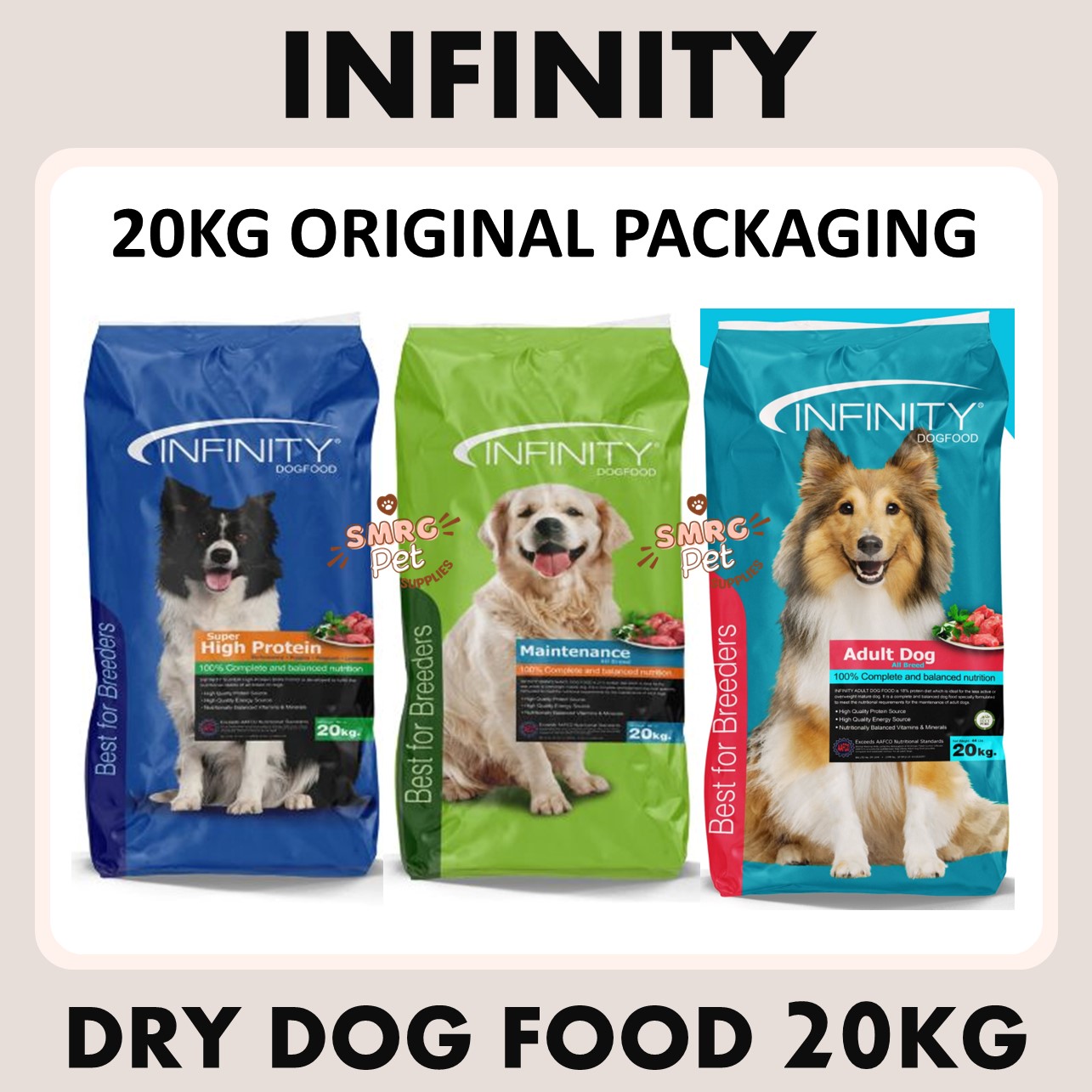 Infinity dog food price best sale