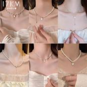 17KM Pearl Necklace Choker - Elegant Women's Fashion Jewelry