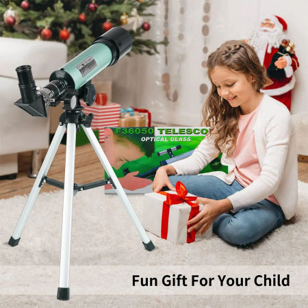 Astronomical Telescope Monocular with Tripod for Kids and Travel