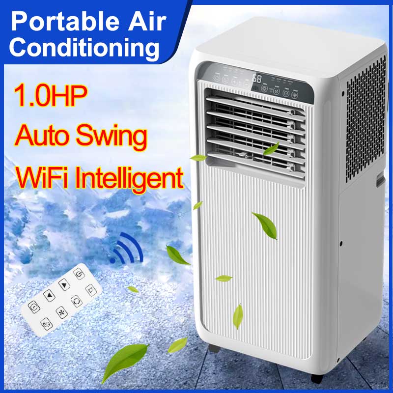 KANAZAWA 1HP Air Conditioner Household With WiFi Intelligent Control Household Portable Aircon With Remote Control