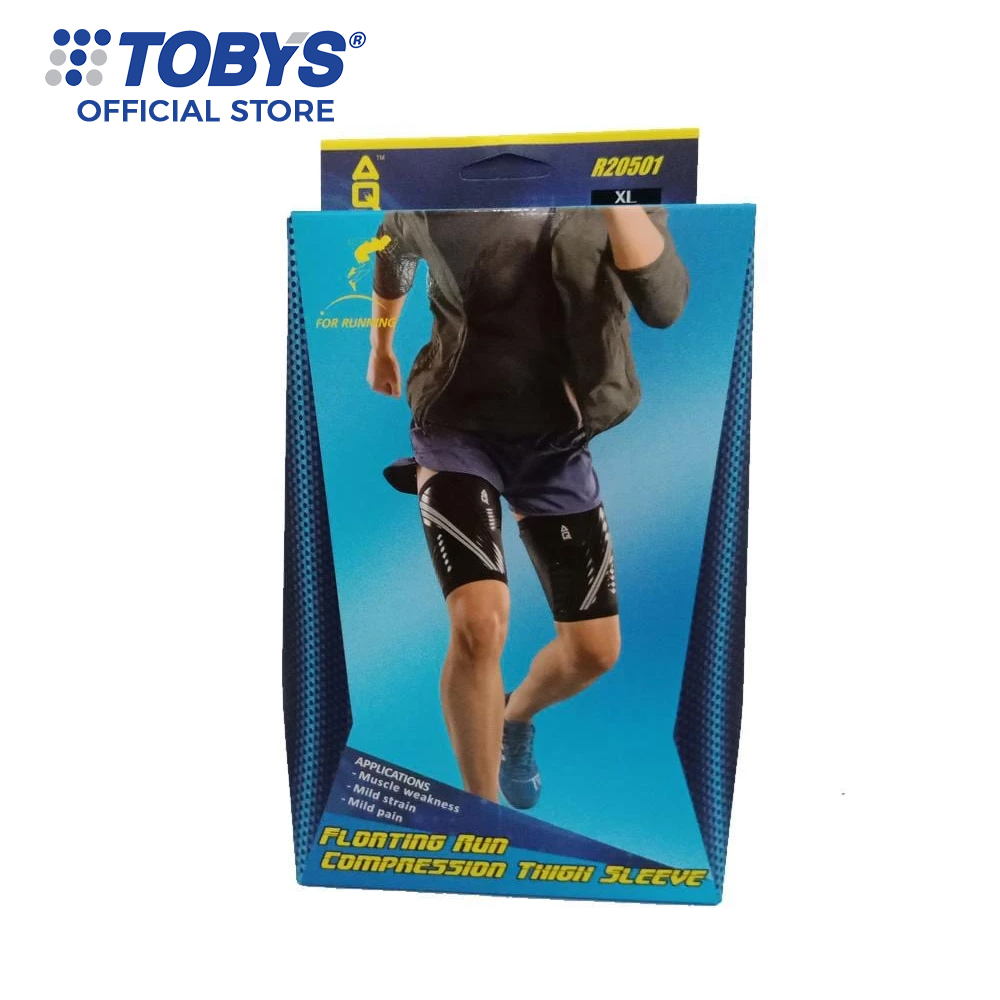 AQ Basic Knee Pad 2051 White - Toby's Sports